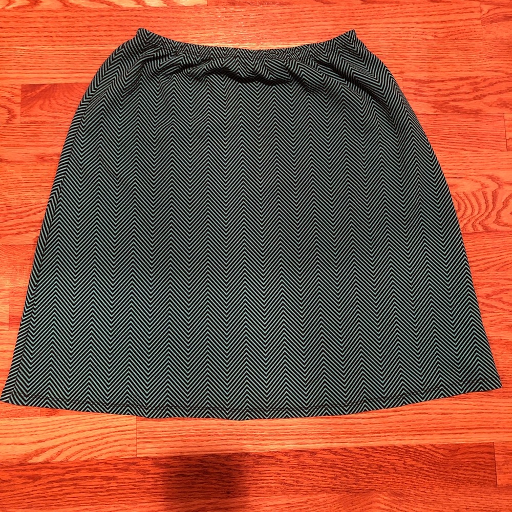 Pixley- Mylo chevron print swing skirt